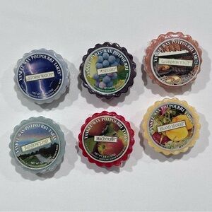 Yankee Candle Set of 6 Mixed Scent Wax Tart Melts